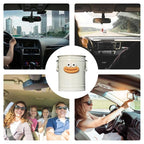 Desk Garbage Can,Cartoon Sausage Mouth Bin for Desk | Creative Countertop Garbage Can, Multipurpose Automotive Garbages Cans Rubbish Organizer for Car Interior Accessories - Home Decor - British D'sire