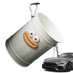 Desk Garbage Can,Cartoon Sausage Mouth Bin for Desk | Creative Countertop Garbage Can, Multipurpose Automotive Garbages Cans Rubbish Organizer for Car Interior Accessories - Home Decor - British D'sire