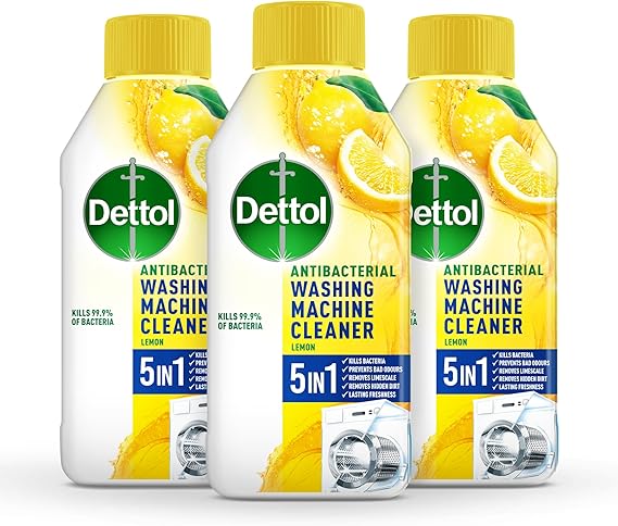 Dettol Lemon Breeze Washing Machine Cleaner, 250 ml, Pack of 3 - Washing Machine Cleaner - British D'sire Main image