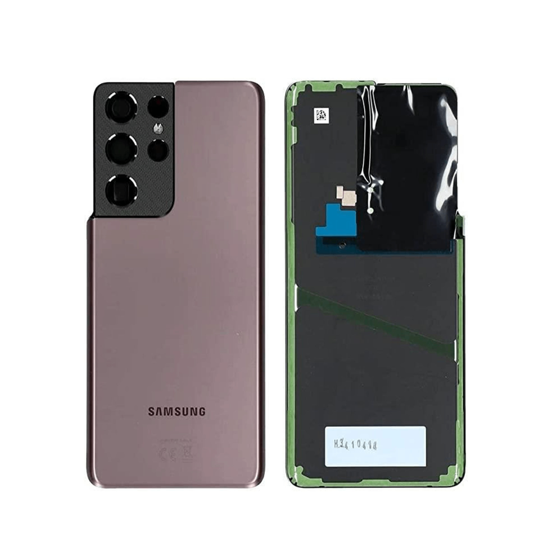 Coldbar Replacement Back Cover For Samsung G998 Galaxy S21 Ultra 5G Battery Cover (Phantom Brown)