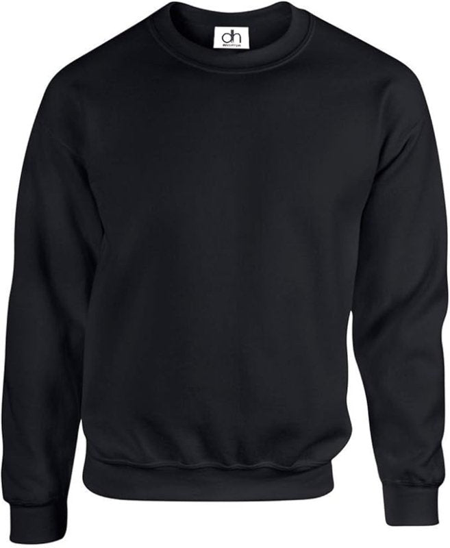 D&H CLOTHING UK Premium Sweatshirts Plain Workwear Casual Crewneck Jumper Sweater Sports Leisure Fleece - Hoodies & Sweatshirts - British D'sire