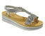Diamante Elastic Ankle Strap Wedge Sandals - Sandals - British D'sire