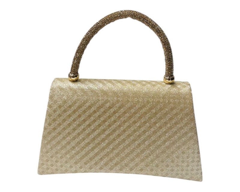 Diamante Glitter Clutch Tote Bag - Bags - British D'sire