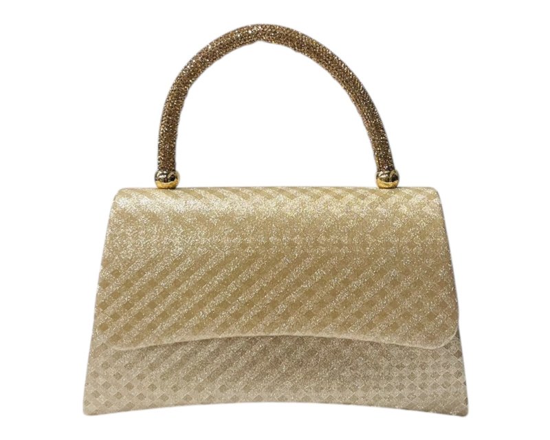 Diamante Glitter Clutch Tote Bag - Bags - British D'sire