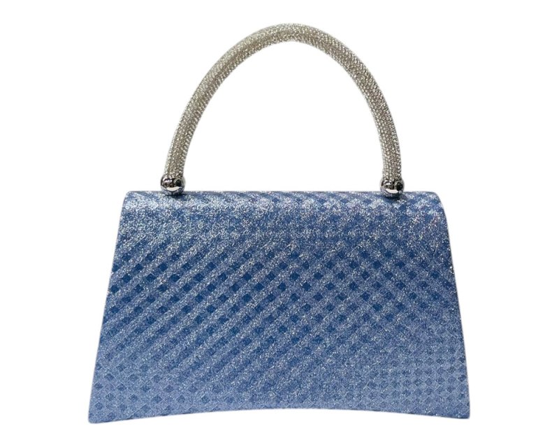 Diamante Glitter Clutch Tote Bag - Bags - British D'sire