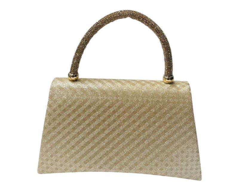 Diamante Glitter Clutch Tote Bag - Bags - British D'sire