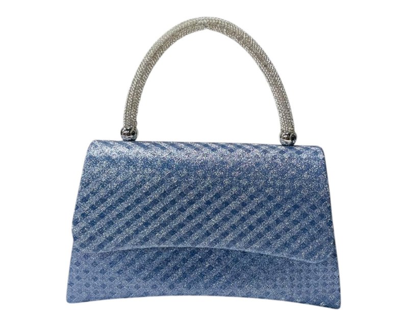 Diamante Glitter Clutch Tote Bag Secondary image