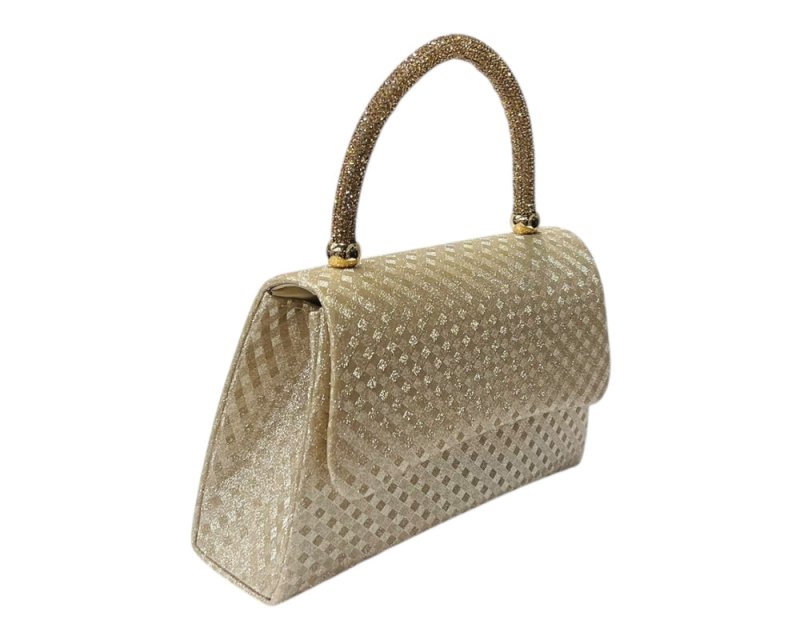 Diamante Glitter Clutch Tote Bag - Bags - British D'sire