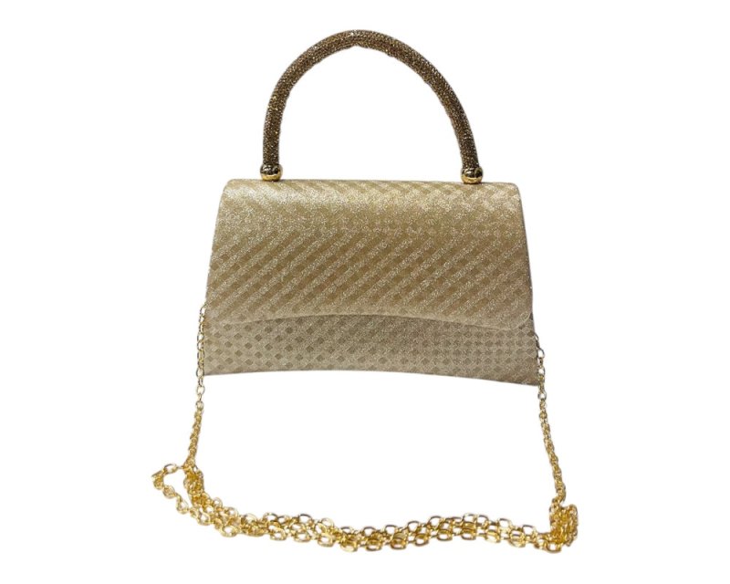 Diamante Glitter Clutch Tote Bag - Bags - British D'sire