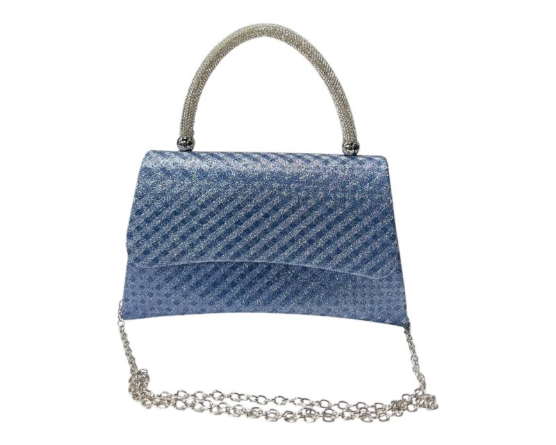 Diamante Glitter Clutch Tote Bag - Bags - British D'sire