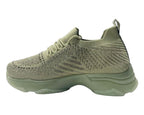 Diamante Socks Lace Up Trainers - Trainers - British D'sire