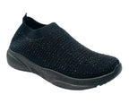 Diamante Socks Slip On Trainers - Trainers - British D'sire