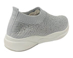 Diamante Socks Slip On Trainers - Trainers - British D'sire