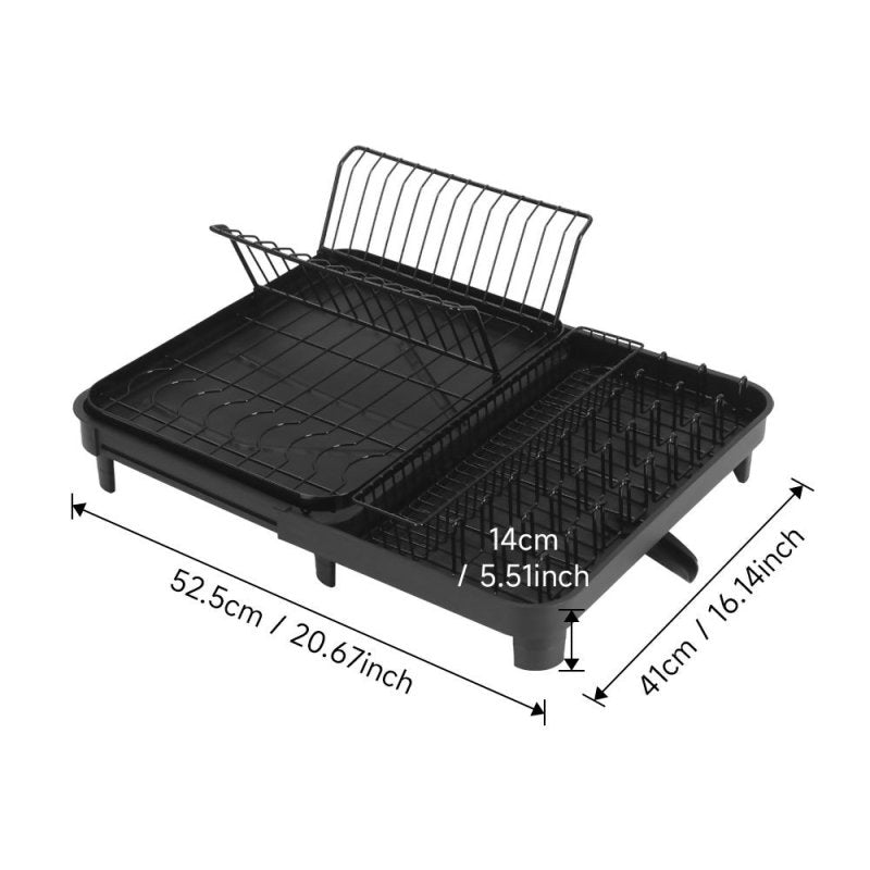 Dish Drainer with Drying Tray - Dish Drainer - British D'sire
