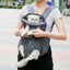 Doglemi Pet Outing Backpack Dog Shoulder Chest Bag Breathable Mesh Dog Cat Bag, Size:M(Gray) - British D'sire
