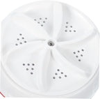 DOITOOL Mini Portable Washing Machine, Small Washer, Small Portable Washing Machine, Smart Washer Abs White Mini Washers, Clothes Washer, Socks Washing Machine Underwear The Lazy - British D'sire