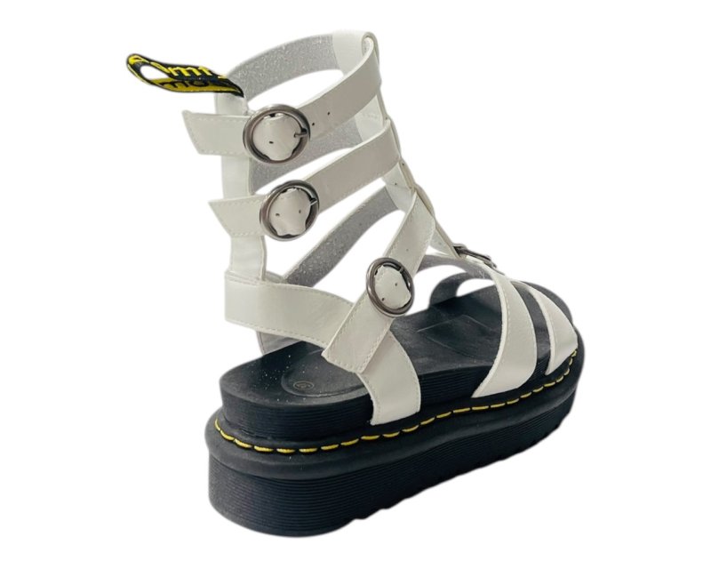 Double Ankle Strap Gladiator Sandals - Sandals - British D'sire