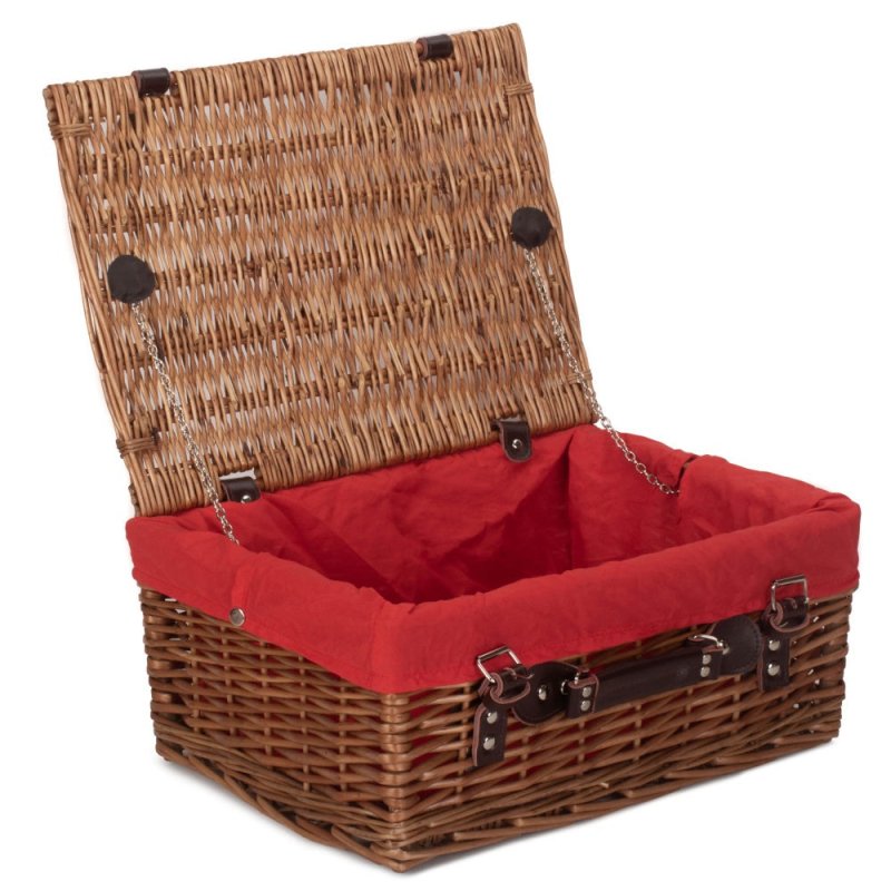 Double Steamed 40cm Picnic Basket - Empty Picnic Baskets - British D'sire