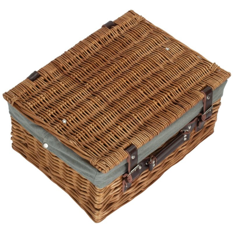 Double Steamed 40cm Picnic Basket - Empty Picnic Baskets - British D'sire