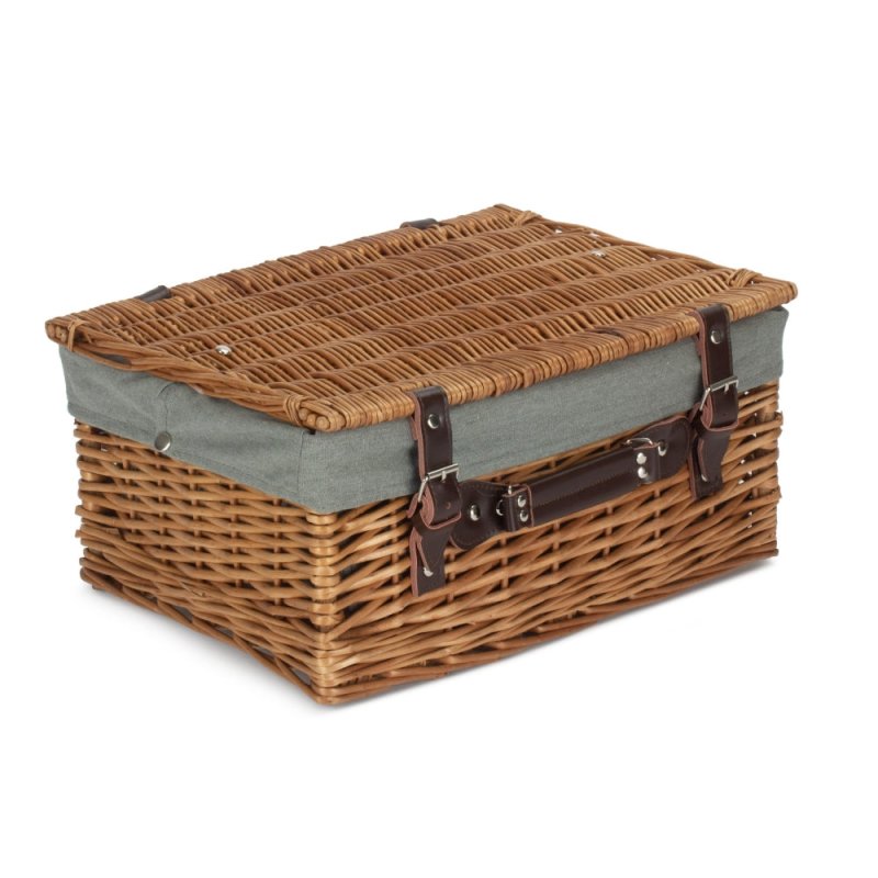 Double Steamed 40cm Picnic Basket - Empty Picnic Baskets - British D'sire