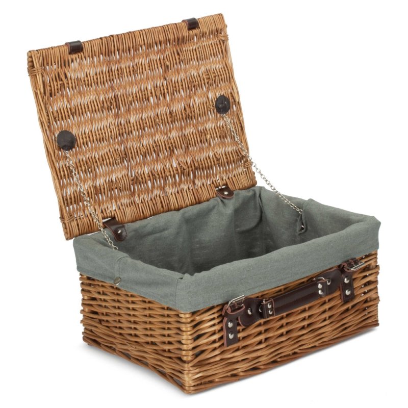 Double Steamed 40cm Picnic Basket - Empty Picnic Baskets - British D'sire