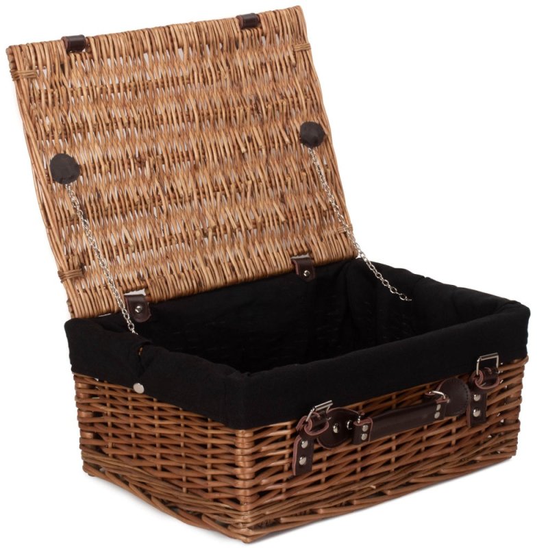 Double Steamed 40cm Picnic Basket - Empty Picnic Baskets - British D'sire