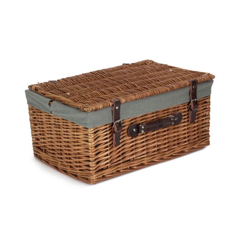 Double Steamed 51cm Picnic Basket - Empty Picnic Baskets - British D'sire