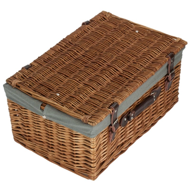 Double Steamed 51cm Picnic Basket - Empty Picnic Baskets - British D'sire