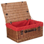Double Steamed 51cm Picnic Basket - Empty Picnic Baskets - British D'sire