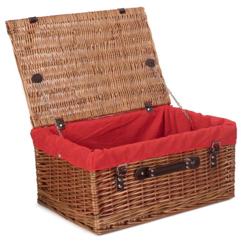 Double Steamed 51cm Picnic Basket - Empty Picnic Baskets - British D'sire