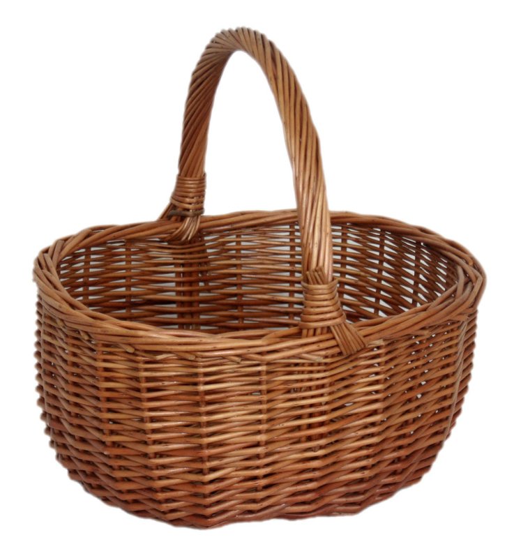 Double Steamed Oval Shopping Basket - Shopping Baskets - British D'sire
