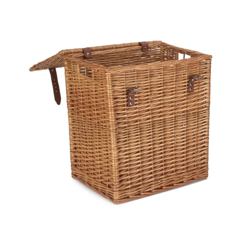 Double Steamed Vintner Storage Wicker Picnic Basket - Storage Baskets - British D'sire Main image