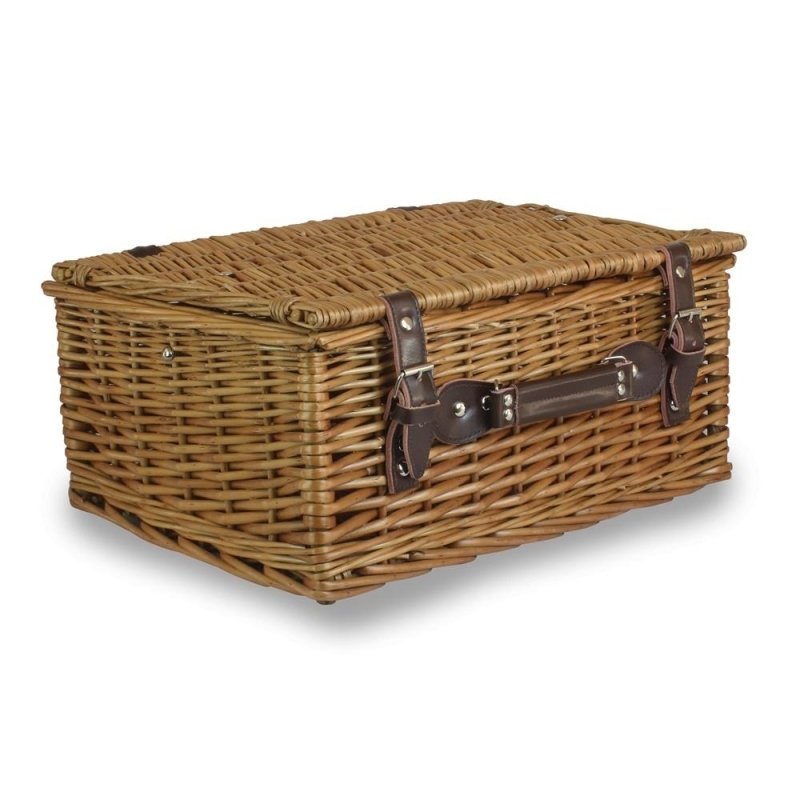 Double Steamed Wicker Picnic Basket Secondary image