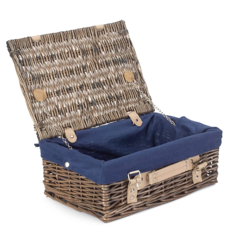 Double Steamed Wicker Picnic Basket - Empty Picnic Baskets - British D'sire Main image