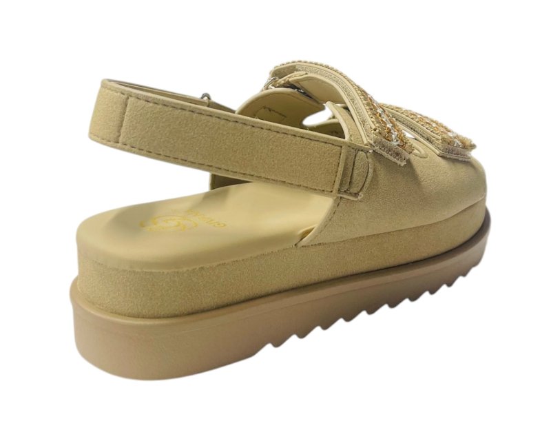 Double Strap Chunky Sole Sandals - Sandals - British D'sire