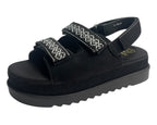 Double Strap Chunky Sole Sandals - Sandals - British D'sire