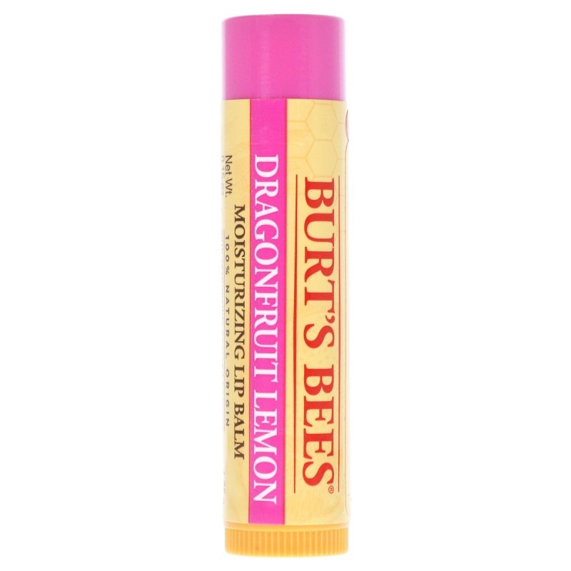 Dragonfruit Lemon Moisturizing Lip Balm by Burts Bees for Unisex - 0.15 oz Lip Balm - Lip Balm - British D'sire