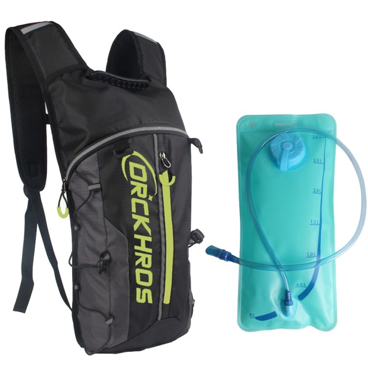 DRCKHROS DH115 Outdoor Running Sports Cycling Water Bag Backpack, Color: Black Green+Water Bag - British D'sire Main image