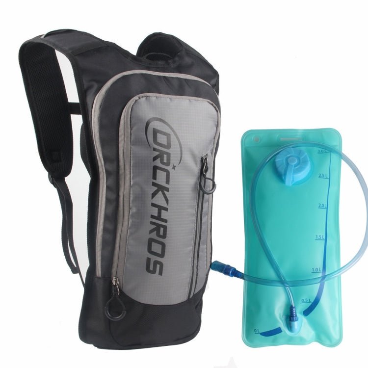 DRCKHROS DH116 Outdoor Cycling Sports Water Bag Backpack, Color: Gray+Water Bag - British D'sire Main image