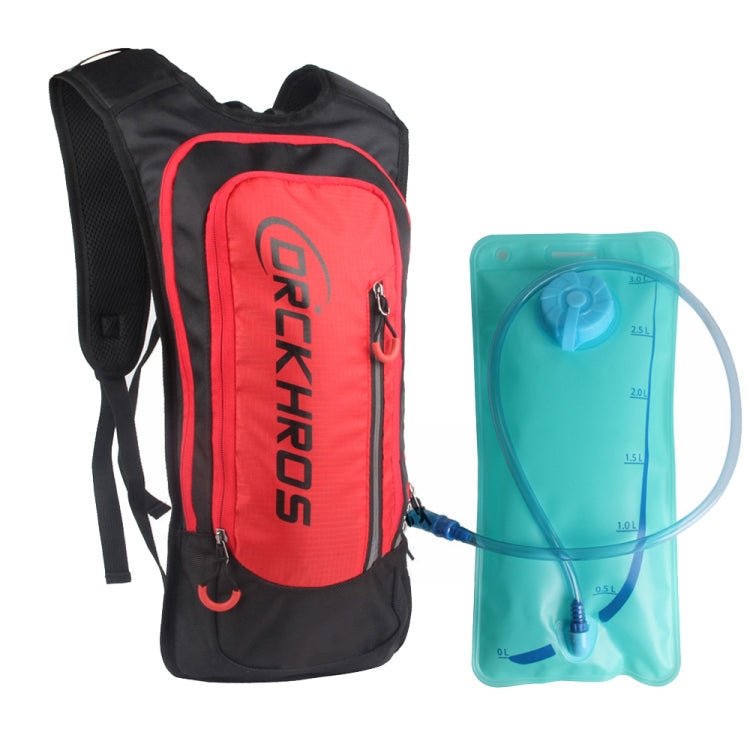 DRCKHROS DH116 Outdoor Cycling Sports Water Bag Backpack, Color: Red+Water Bag - British D'sire Main image