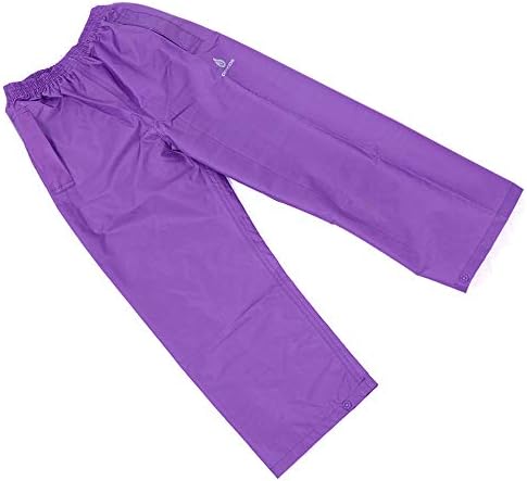 DRY KIDS Childrens Waterproof Over Trousers. Boys and Girls Rainwear for Outdoor Play Secondary image