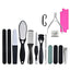 DT17 - 1 17 In 1 Pedicure Kit Foot File And Grinder Exfoliating Manicure And Pedicure Tools(Black) - British D'sire