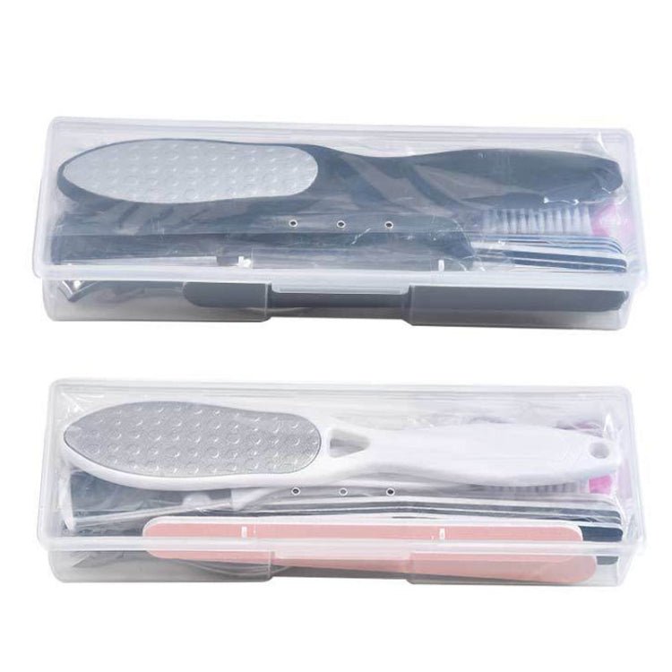DT17 - 1 17 In 1 Pedicure Kit Foot File And Grinder Exfoliating Manicure And Pedicure Tools(Black) - British D'sire