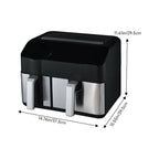 Dual Basket Air Fryer with Smart Touch Screen - Air Fryer - British D'sire