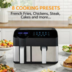 Dual Basket Air Fryer with Smart Touch Screen - Air Fryer - British D'sire