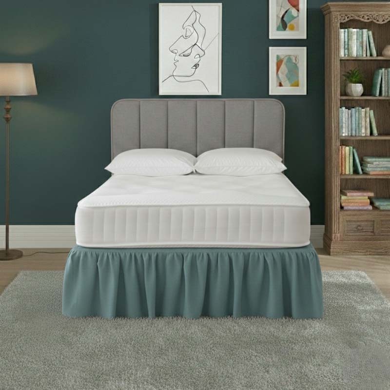 Base Valance Polycotton Sheet for Divan Beds Easy Care Bed Base Cover - Super King - Lilac
