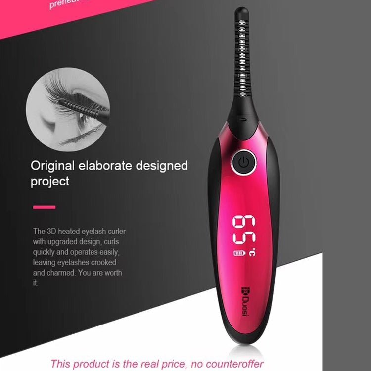 Duosi DY-102 Portable Pen Style Heated Long-Lasting Electric Ironing Eyelash Curler USB Rechargeable Electric Heated Makeup Curling Clip Secondary image