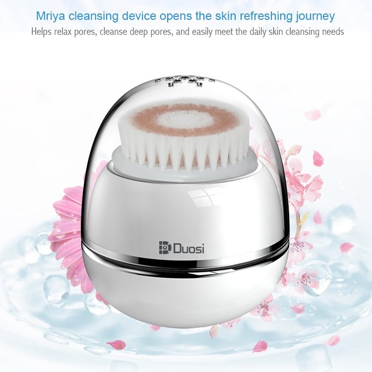 Duosi DY - 103 USB Rechargeble Electric Facial Cleansing Brush Waterproof Face Deep Pore Cleaning Massager Exfoliator Oil Dirt Blackhead Remove - British D'sire