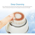 Duosi DY - 103 USB Rechargeble Electric Facial Cleansing Brush Waterproof Face Deep Pore Cleaning Massager Exfoliator Oil Dirt Blackhead Remove - British D'sire