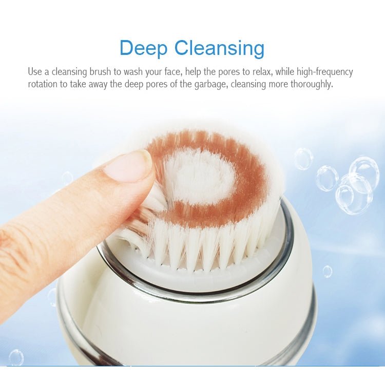 Duosi DY - 103 USB Rechargeble Electric Facial Cleansing Brush Waterproof Face Deep Pore Cleaning Massager Exfoliator Oil Dirt Blackhead Remove - British D'sire
